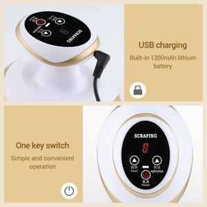 Dispositivo de Gua Sha con Luz Roja Recargable, Terapia de Ventosas Inteligente Profesional, Masajeador Eléctrico Portátil de Ventosas, Masajeador de Espalda - Product Image 5