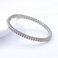Brazalete de Joyería de Diseño Inspirado en el Lujo, Brazalete de Acero Inoxidable, Brazalete de Acero Inoxidable para Mujer