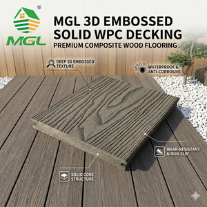 Pavimentazione Composita WPC Ecologica, Tavole <span class=keywords><strong>per</strong></span> Decking Moderne a Bassa Manutenzione e Impermeabili <span class=keywords><strong>per</strong></span> Giardino, Piscina e <span class=keywords><strong>Balcone</strong></span> - Product Image 5