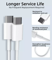 Kabel Pd 20W Asli Pengisian Cepat 20W Usb Kecepatan Tinggi Tipe C ke Kabel Data Pengisian Daya Ligh-ting 12W untuk Ponsel Kabel USB-C