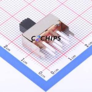 SS-22F12-G060 Slide Switch Through hole Component (THT) Switch Double Pole Double Throw Rectangle Pin Header PC Pin 17mm - Product Image 2