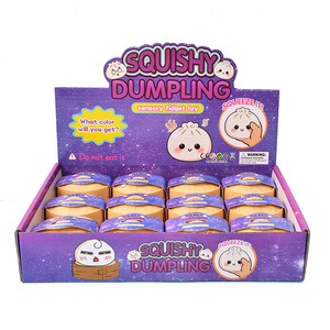 Juguetes Sensoriales Antiestrés de Peluche con Purpurina en Forma de Dumpling, Caja Sorpresa, Juguetes de Compresión Coloridos para Niños y Adultos - Product Image 5