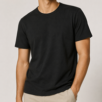 T-shirt basique pour homme, personnalisable avec logo, manches courtes, pour vêtements promotionnels, tenue de personnel, assorti