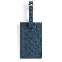 Étiquettes de bagages en cuir personnalisées de luxe Mount Yanzhi, étiquettes de nom de voyage durables en gros, étiquettes de valise personnalisées écologiques