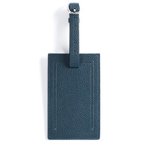 Etiquetas de Equipaje de Cuero Genuino Rectangulares de Lujo con Logotipo Personalizado al por Mayor de Fábrica, Etiquetas de Maletas para Viajes - Product Image 6