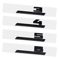 Autocollants de lettres 3D en ABS pour la décoration de voiture, autocollant M Competition pour M1-M6 E39/E46/E90/E60/F10/F30