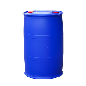 Tambor de Plástico Azul de 200L, HDPE, Grado Alimenticio, para Almacenamiento de Productos Químicos, Cilindro de 580mm de Diámetro y 920mm de Altura - Product Image 1
