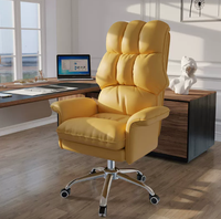 Chaises de bureau en gros, douces et confortables, ergonomiques, à angle réglable, avec rembourrage en éponge, chaise de patron