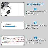 Adaptador USB 3.0/2.0 HDTV con Cubierta de PVC, Conversor de Video y Audio 1080P para Múltiples Dispositivos, PC de Escritorio, TV, para Uso con Computadora