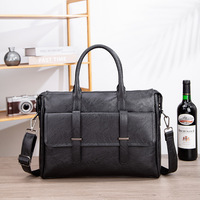 Nouveau Sac Bandoulière Homme en PU Imperméable Grande Capacité pour Ordinateur Portable – Idéal pour le Travail et les Déplacements