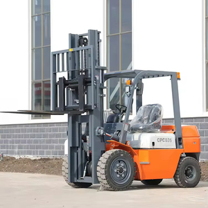 משלוח חינם מלגזה 3.5 טון באופן מלא הידראולי 4Wd מנוע דיזל מלגזה לשימוש מיכל - Product Image 2