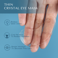 Patchs Hydrogel Transparents Véganes à Marque Blanche, Masque Rafraîchissant Biodégradable pour les Yeux, Soin de la Peau, Usine GMPc