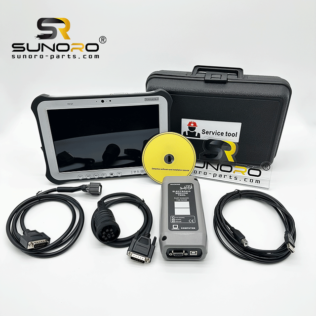 For Jc-b Excavator Scanner Electronic Maintenance Tool Data Link Adapter DLA J-cb Maintenance Diagnostic Tool with Tablet Laptop
