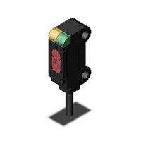 Capteur photoélectrique à réflexion limitée E3t-sl13m 2m, en vrac, connexion par câble, sortie PNP, source lumineuse LED rouge, série E3t