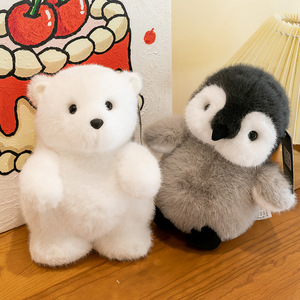Peluche Morbido e Carino a Forma di Piccolo Pinguino, Adorabile Orsacchiotto Polare, Cuscino da Notte Rilassante, Regalo di Compleanno - Product Image 2