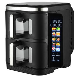 หม้อทอดไร้น้ำมันความจุขนาดใหญ่ 267146 CE 9LHighend พร้อมตะกร้าซิงค์ 2 ใบ หม้อทอดไร้น้ำมันอัจฉริยะดิจิตอลสำหรับครัว ระบบอินเวอร์เตอร์คุณภาพสูง - Product Image 1