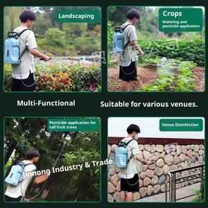 بشاش كهربائي 12 لتر بلاستيك عالي الضغط جهاز تعقيم للحدائق مع ضوابط تدفق متغيرة وخرطوم 5 أمتار - Product Image 2