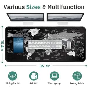 World Map Full Desk Mousepad Personalized <b>Large</b> <b>Mouse</b> <b>Pad</b> Custom Design Printed Market Trading Graph Gaming Office <b>Mouse</b> <b>Pad</b> - Product Image 2