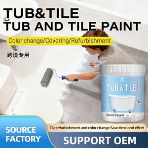Revêtement Céramique pour Carrelage Mural et <span class=keywords><strong>de</strong></span> Sol, <span class=keywords><strong>Peinture</strong></span> et Revêtement Changeant <span class=keywords><strong>de</strong></span> Couleur pour Carrelages <span class=keywords><strong>de</strong></span> <span class=keywords><strong>Salle</strong></span> <span class=keywords><strong>de</strong></span> <span class=keywords><strong>Bain</strong></span> et Toilettes - Product Image 2