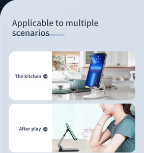 Có Thể Gập Lại Điện Thoại Di Động Đứng Cho Bàn 360 Xoay Có Thể Điều Chỉnh Xách Tay Thép Carbon Người Giữ Điện Thoại Cho Tất Cả Các Điện Thoại <span class=keywords><strong>Iphone</strong></span> Ipad Máy Tính Bảng - Product Image 4