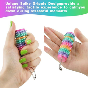 Little Ouchies <b>Fidget</b> <b>Toys</b> Pain Stim <b>Fidget</b> <b>Toy</b> Reduce Stress for Adults Anxiety Relief Pain Stim Spiky <b>Fidget</b> Keychain - Product Image 4