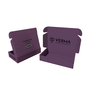 Hộp Thư sóng tùy chỉnh. Màu hồng giấy kraft cho quần áo vận chuyển hộp biểu tượng tùy chỉnh - Product Image 2