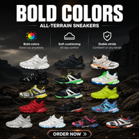 Chaussures de course de luxe LED originales, style rétro, tendance, modèle 3.0, chaussures de sport décontractées pour hommes