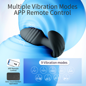 APP Telecomando Wireless Vibrante Anale in Silicone Indossabile per Uomo e Donna - Product Image 3