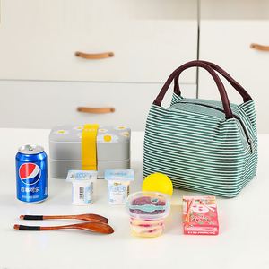 Sac isotherme portable pour le déjeuner, sac à lunch en aluminium épais, sac bento portable pour les employés de bureau, les écoliers - Product Image 2