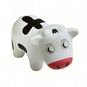 Balle anti-stress en PU en forme de vache, directement de l'usine BSCI - Product Image 1