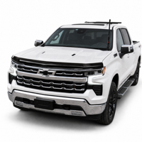 Protection de capot en acrylique pour Chevrolet Silverado 1500 2020-2021, plaque de protection avant noire pour capot