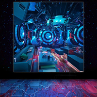 2025 vente chaude personnalisée 3D intérieur LED DJ stand/discothèque & Bar & KTV DJ Table écran pour boîte de nuit Disco mariage Atemid