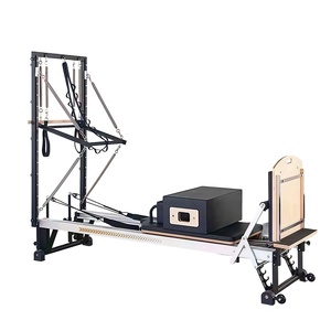 EdeFit <span class=keywords><strong>ED</strong></span>-P103 Reformer de Pilates Comercial de Aleación de Aluminio con Trapecio Ajustable para Estudio de Pilates y Uso Doméstico - Product Image 2