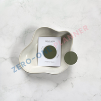 Ensemble de blocs-notes transparents réutilisables personnalisés en forme de cœur, carré ou rond, avec logo, spirale, notes adhésives