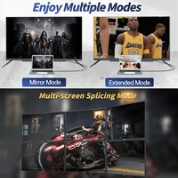 OEM ODM HDTV TV Ordinateur portable UHD Vidéo HD 2K 240Hz 4K 120Hz 8K 60Hz Port d'affichage mâle à mâle Câble DP DP vers HDMI