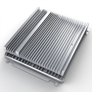 Radiador de Aluminio Anodizado y Acero Inoxidable de Alta Calidad para Computadora, con Brochado y Servicios de Mecanizado - Product Image 1