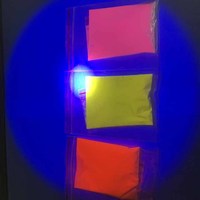Pigment de revêtement fluorescent UV 365nm invisible, organique, anti-contrefaçon, rouge, jaune, bleu, vert, peinture pour cuir