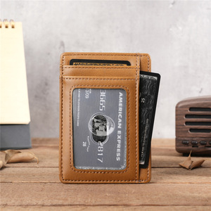 1145 da uomo Ultra-sottile porta carte di credito e carta di credito con incisione Laser in stile nero caldo per il venerdì nero e le vacanze - Product Image 2