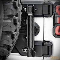 Support de support de mât de drapeau en aluminium série OMU Genesis pour Jeep Wrangler JK JL accessoires de support de mât de hayon