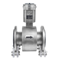 Sortie RS485 GPRS 4-20mA IP68 Compteur d'eau électromagnétique étanche alimenté par batterie Options de personnalisation OEM Débit 40M3/H
