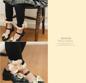 Venta al por Mayor en Línea, Ropa Infantil de Moda, Leggings de Color Sólido para Niñas, de China - Product Image 4