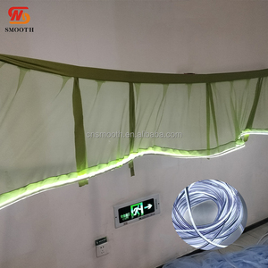 Drappo a forma di S liscio a forma di S soffitto riutilizzabile striscia di luce di luce di nozze decorazione superiore <span class=keywords><strong>sala</strong></span> Catering tenda pinnh <span class=keywords><strong>sala</strong></span> per matrimoni - Product Image 3