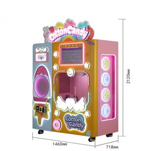 China Remote Shopping Center Different Shape Full Automatic Commercial Cotton <b>Candy</b> Vending <b>Machine</b> for Sale - Product Image 4