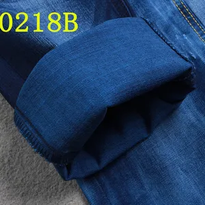 9 Oz Katoen Tel Polyester Stretch Denim Stof Met Crosshatch Voor Jeans 58/59"