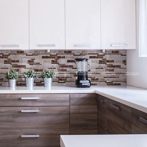 Strip Pattern <strong>Sticky</strong> PVC Peel and Stick Designer Wallpaper Backsplash <strong>Wall</strong> <strong>Tile</strong> for Interior Room Decor - Product Image 5