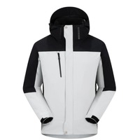 Veste softshell imperméable doublée polaire pour homme, avec logo personnalisé et blocs de couleur, idéale pour les sports de plein air – Vente directe usine