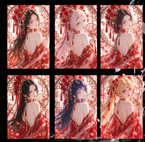 Heying Sword Warrior Tale Heron Goddess Waifu Acrylic Shikishi Fang Hua Ru Meng Oriental Vintage Romantic Art Feast - Product Image 5