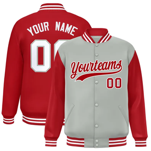 Jaket Baseball Logo Nomor Nama Tim yang Dapat Disesuaikan, Jaket Varsity Unisex Dewasa dengan Nama Pribadi untuk Tim - Product Image 4