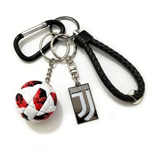Porte-clés de Football de <span class=keywords><strong>Paris</strong></span> Rome, Promotion personnalisée, pendentif de Fan, écharpe 3d, porte-clés en métal - Product Image 3