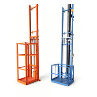 Plateforme élévatrice industrielle pour marchandises lourdes avec entraînement hydraulique, hauteur de levage de 2 à 10 m, capacité de 500 kg